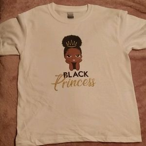 Black princess Printed Tee